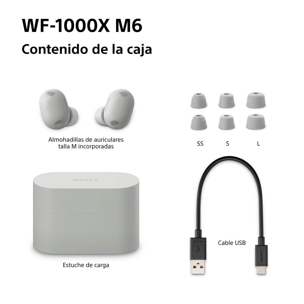 Auriculares True Wireless Sony WF-1000XM6 con cancelación de ruido, Bluetooth, IPX4, 24 horas de batería - Argenta Argenta-13