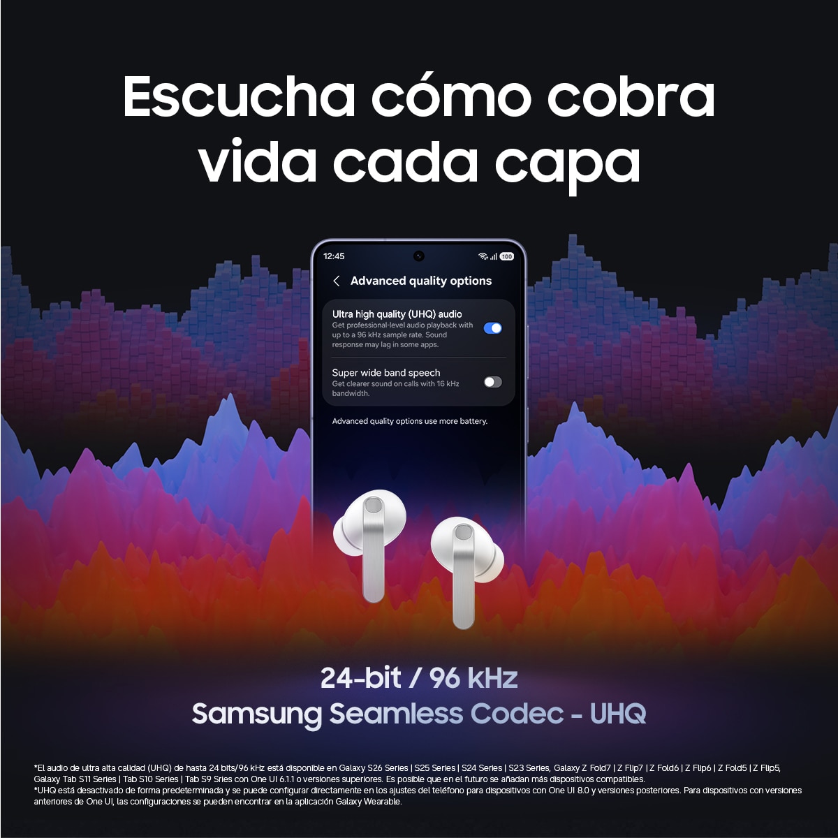 Auriculares True Wireless Samsung Galaxy Buds4 Pro Blanco-4