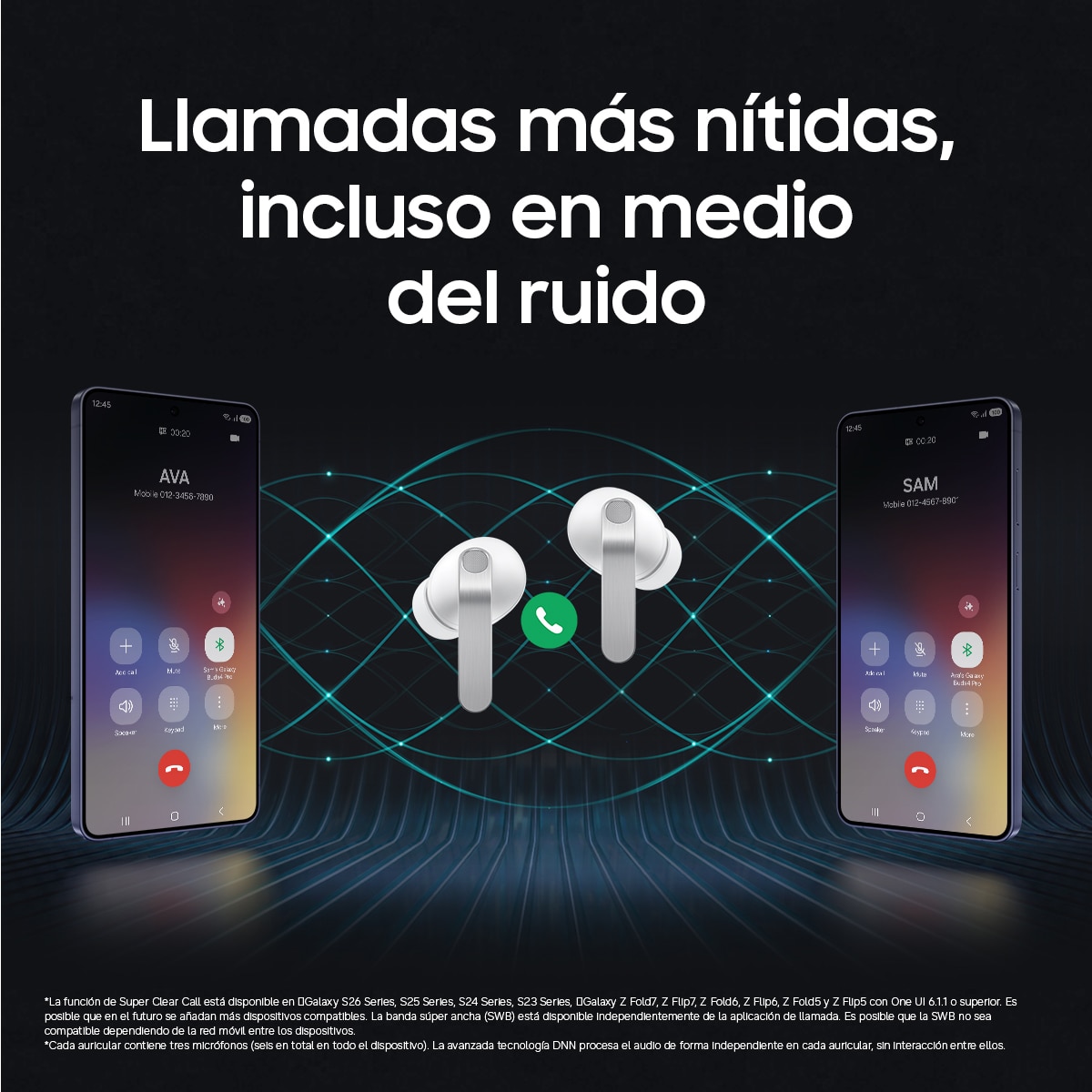 Auriculares True Wireless Samsung Galaxy Buds4 Pro Blanco-5