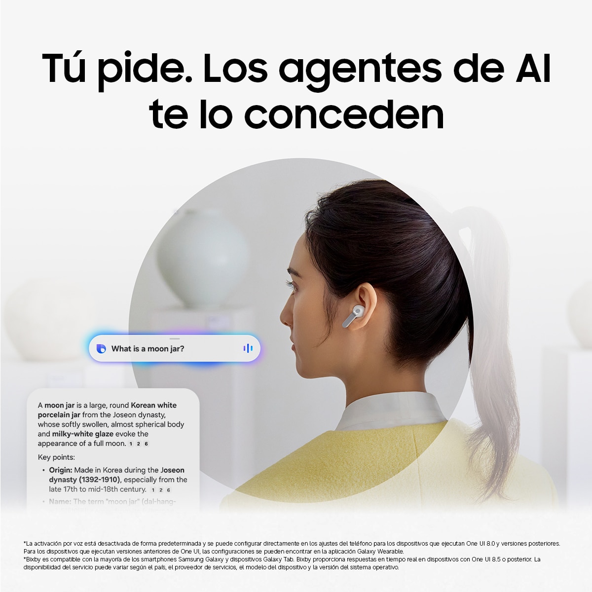 Auriculares True Wireless Samsung Galaxy Buds4 Pro Blanco-6