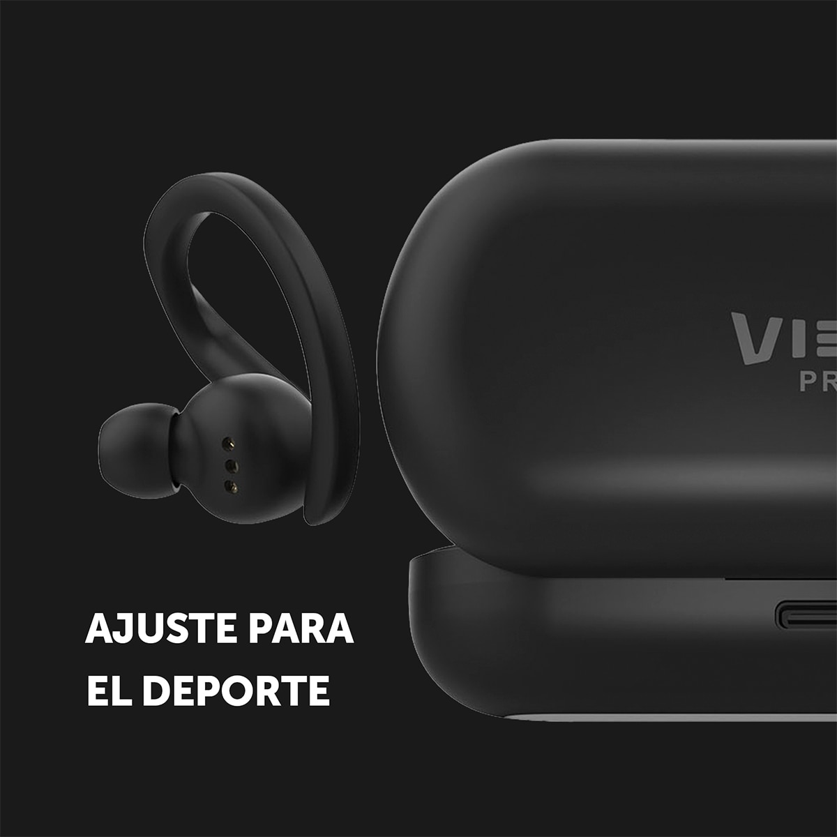 Imagen 11 de Auriculares True Wireless deportivos Vieta Pro Action 2, Bluetooth, - Negro Negro