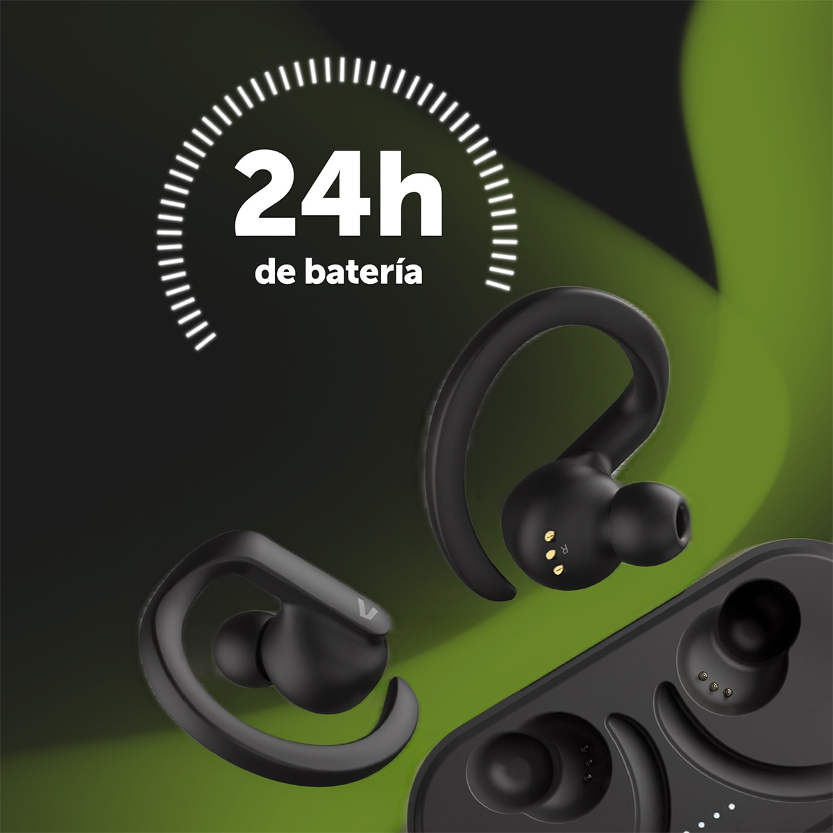 Imagen 13 de Auriculares True Wireless deportivos Vieta Pro Action 2, Bluetooth, - Negro Negro