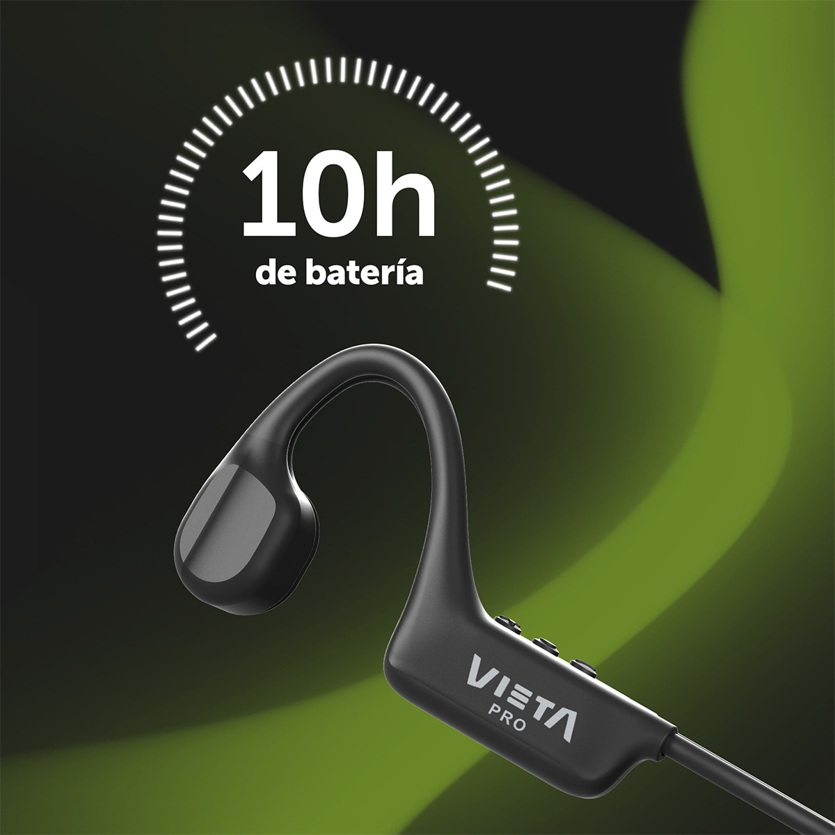 Imagen 12 de Auriculares de conducción ósea Vieta Pro Bone 2, Bluetooth, - Negro Negro