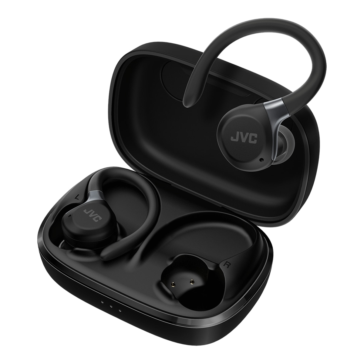 Auriculares deportivos true wireless JVC HA-EC75T, Bluetooth, cancelación de ruido Negro-2