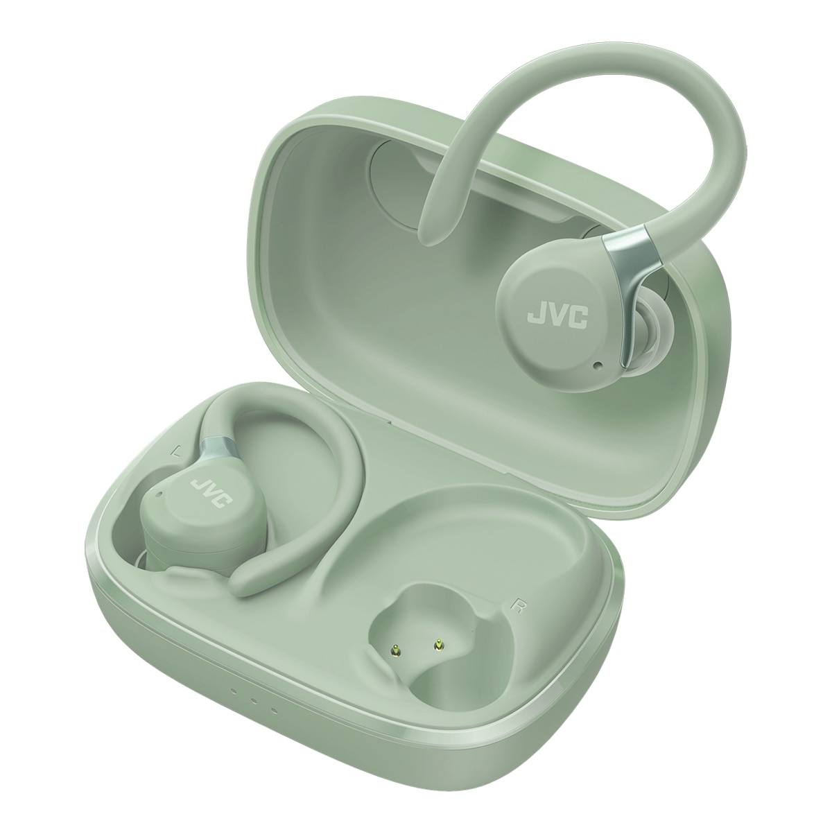 Imagen 2 de Auriculares deportivos true wireless JVC HA-EC75T, Bluetooth, cancelación de ruido - Verde Verde