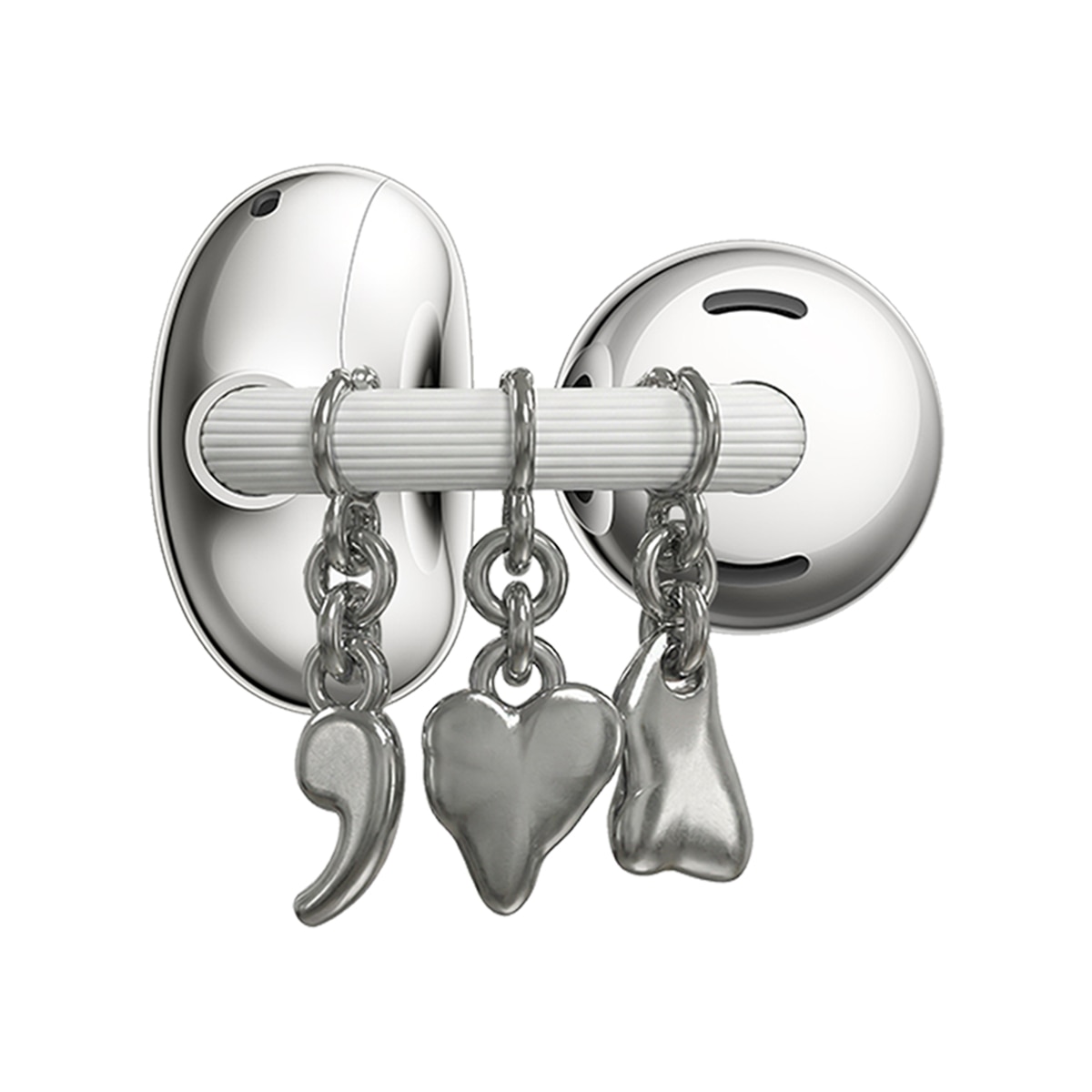 Auriculares True Wireless Huawei FreeClip 2 Blanco + Charm It's lava Blanco-4