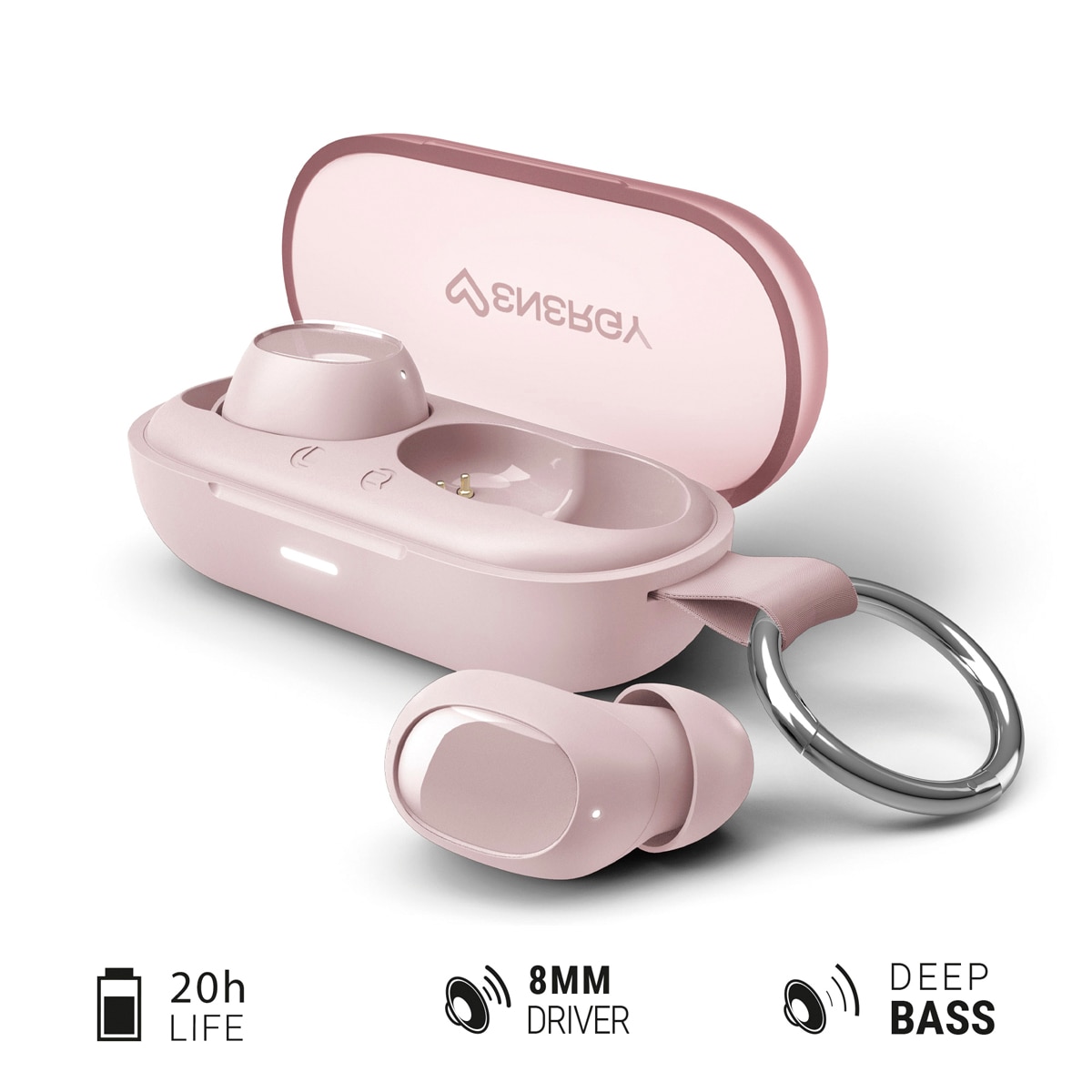 Imagen 7 de Auriculares True Wireless ENERGY SISTEM Neo UrbanBeat Bluetooth 6.0 - Rosa Rosa