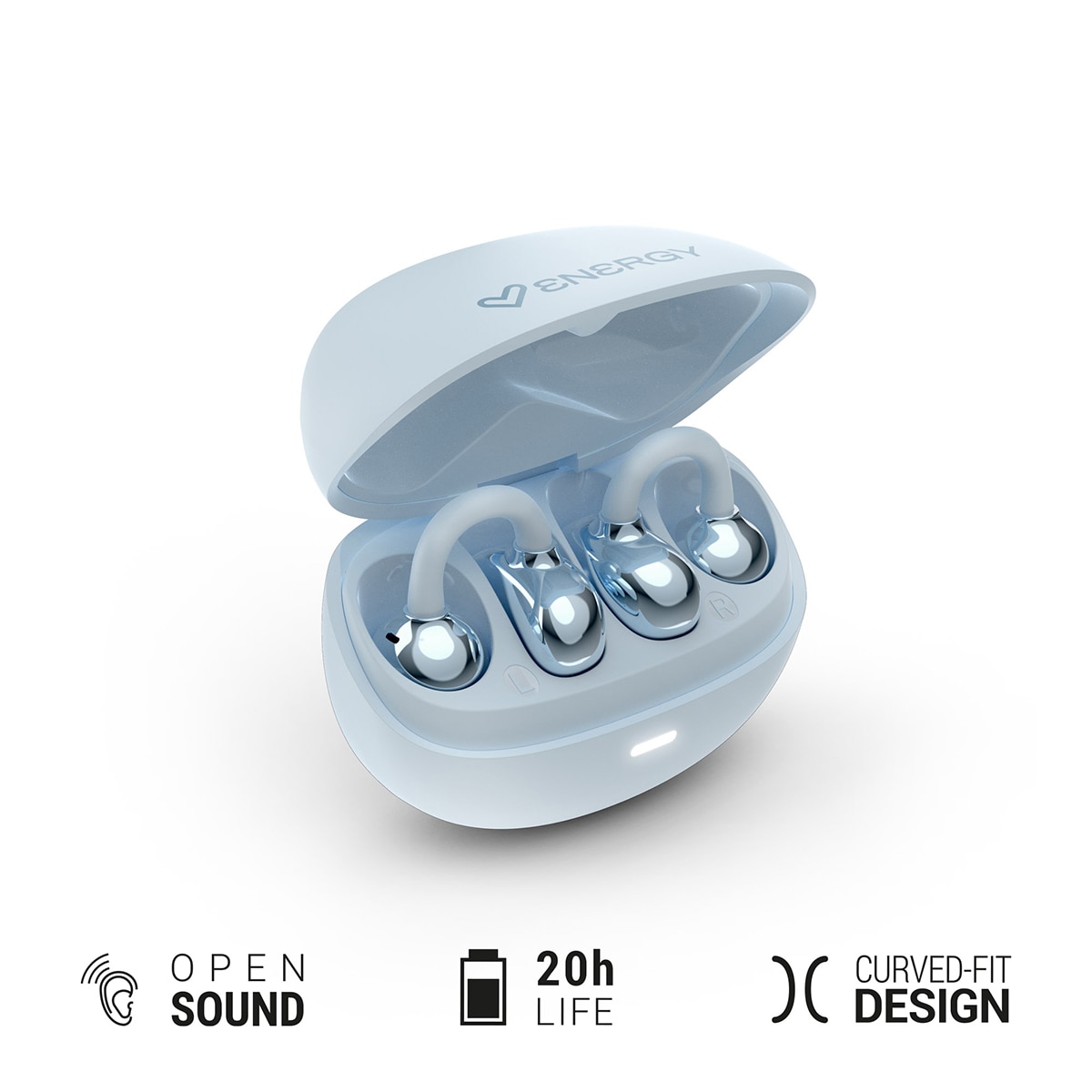 Imagen 7 de Auriculares Clip ENERGY SISTEM StreetPods Bluetooth 6.0 - Azul Azul
