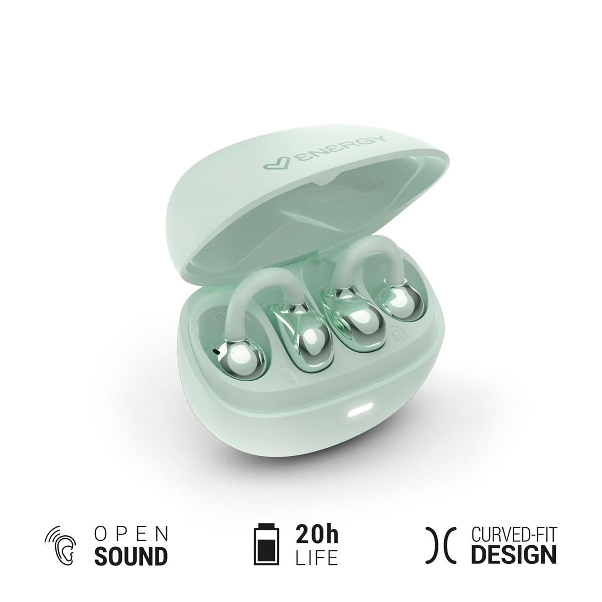 Imagen 7 de Auriculares Clip ENERGY SISTEM StreetPods Bluetooth 6.0 - Menta Menta