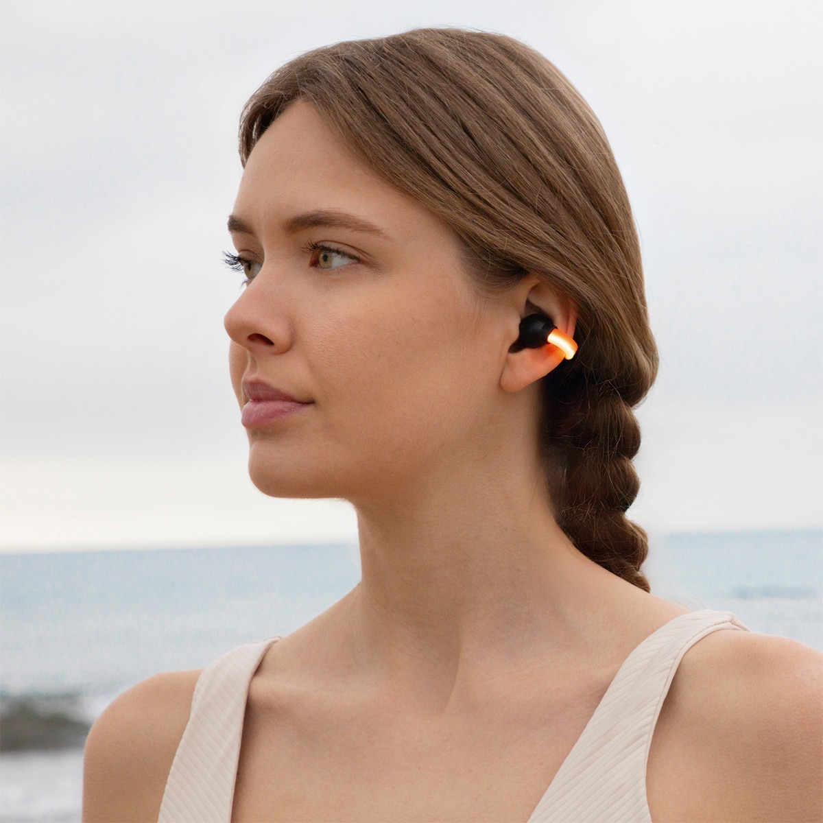 Auriculares Clip ENERGY SISTEM LightPods, Open Sound - Transparente / Naranja Transparente / Naranja-8