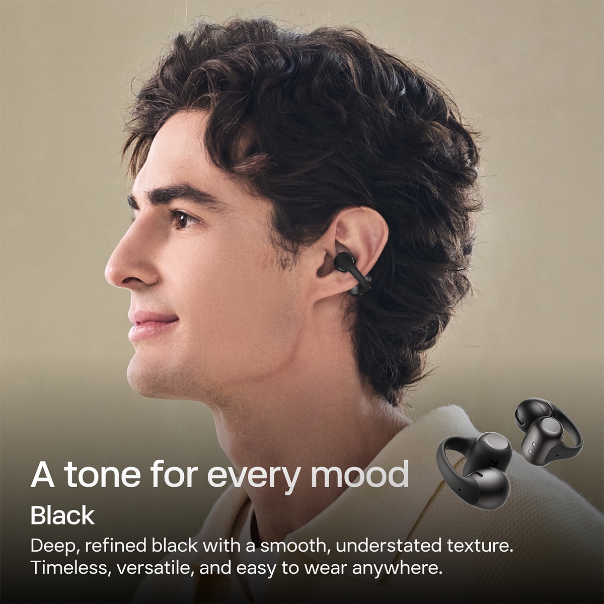 Auriculares de clip Shokz OpenDots 2 - Negro Negro-2