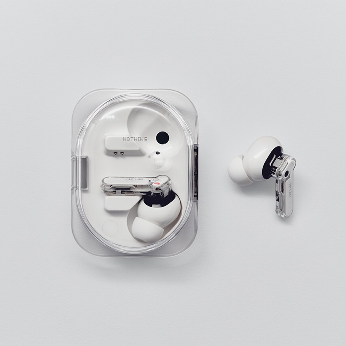 Auscultadores True Wireless NOTHING Ear(3a) com driver de 12 mm, Static Spatial Audio e Snapshot de áudio Branco-5