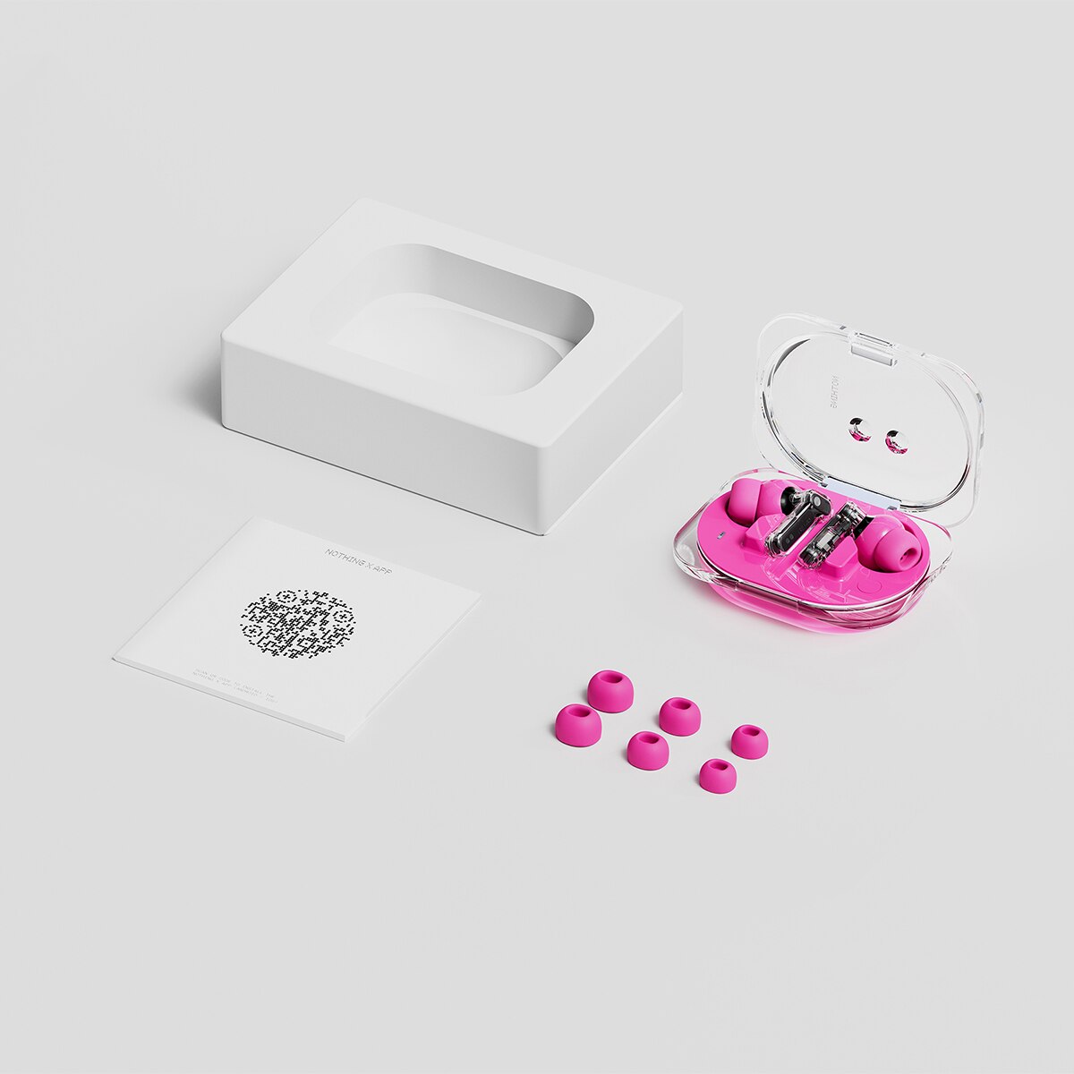 Auscultadores True Wireless NOTHING Ear(3a) com driver de 12 mm, Static Spatial Audio e Snapshot de áudio Branco-7