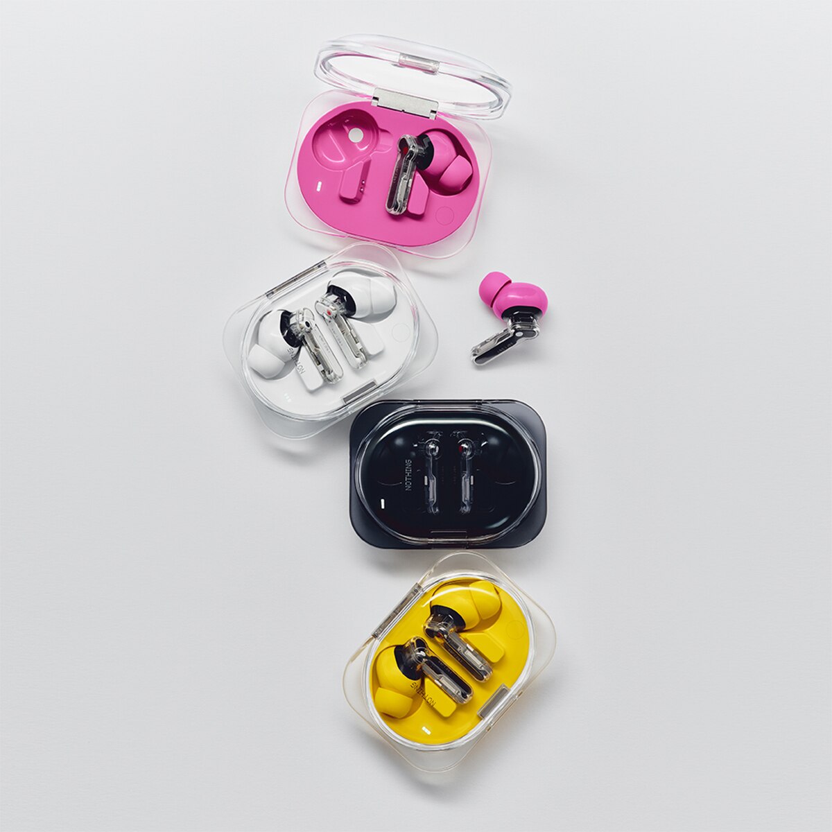Auscultadores True Wireless NOTHING Ear(3a) com driver de 12 mm, Static Spatial Audio e Snapshot de áudio Branco-8