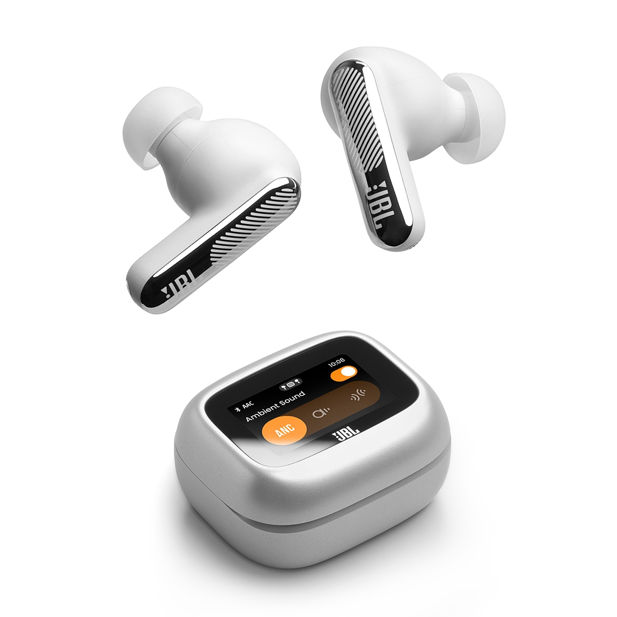 Auriculares True Wireless JBL Live Beam 4, cancelación de ruido, Bluetooth - Plata Plata-7