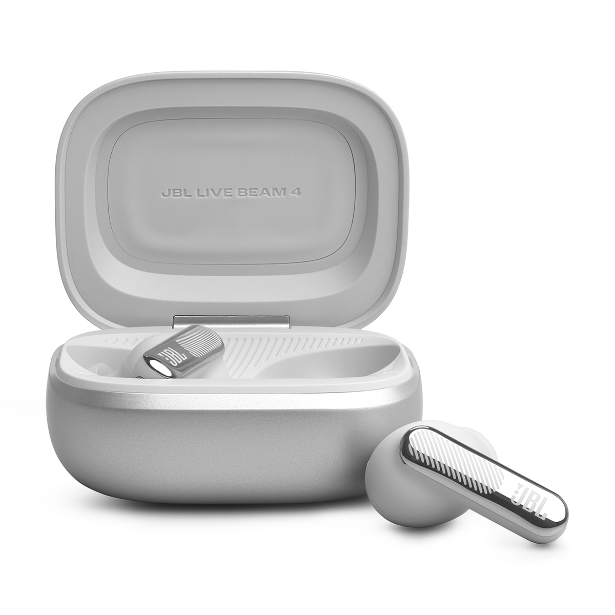Auriculares True Wireless JBL Live Beam 4, cancelación de ruido, Bluetooth - Plata Plata-8