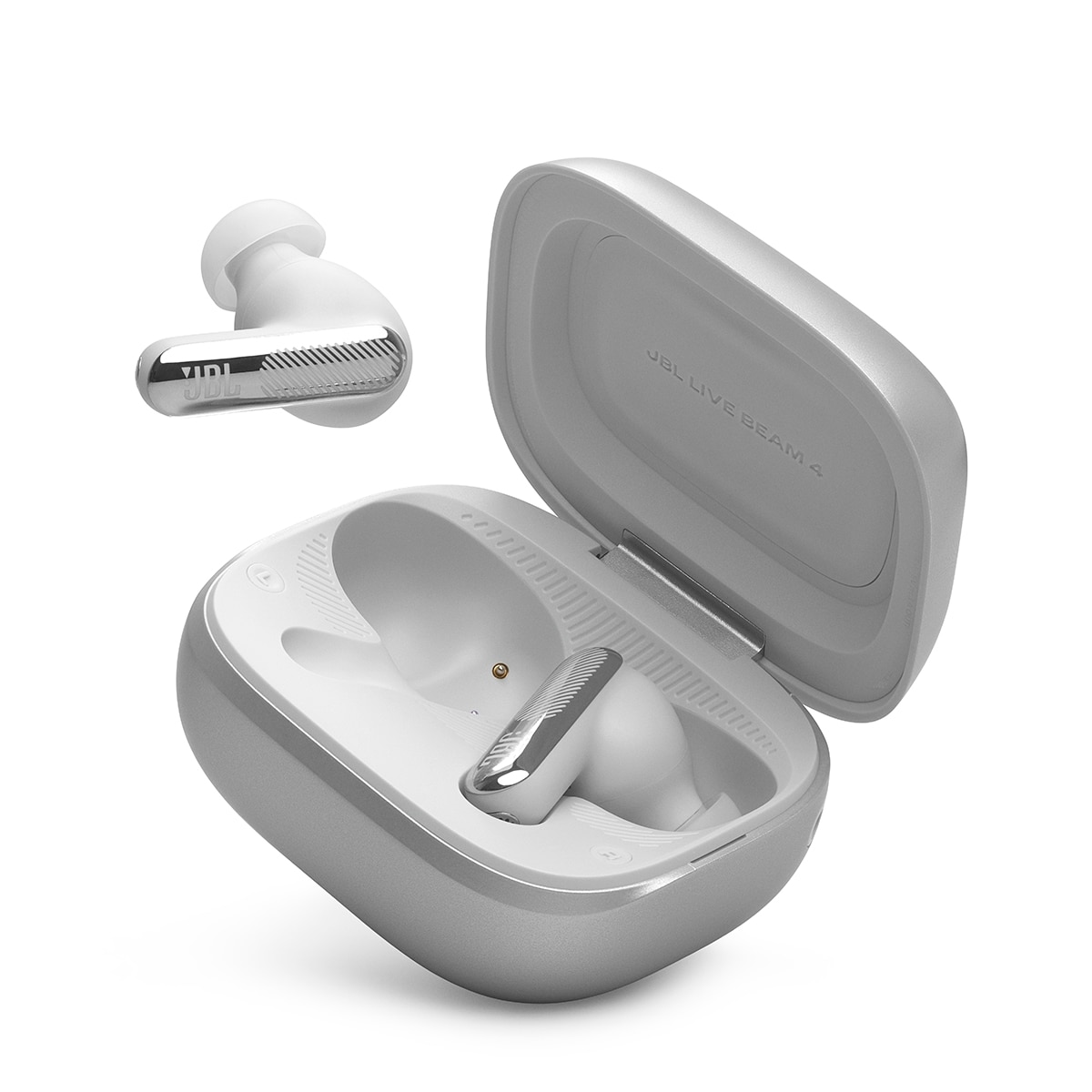 Auriculares True Wireless JBL Live Beam 4, cancelación de ruido, Bluetooth - Plata Plata-11