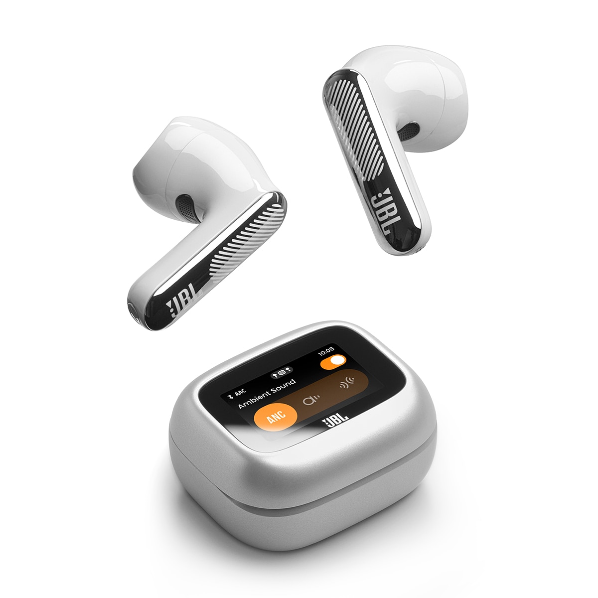 Auriculares True Wireless JBL Live Flex 4, cancelación de ruido, Bluetooth - Plata Plata-7