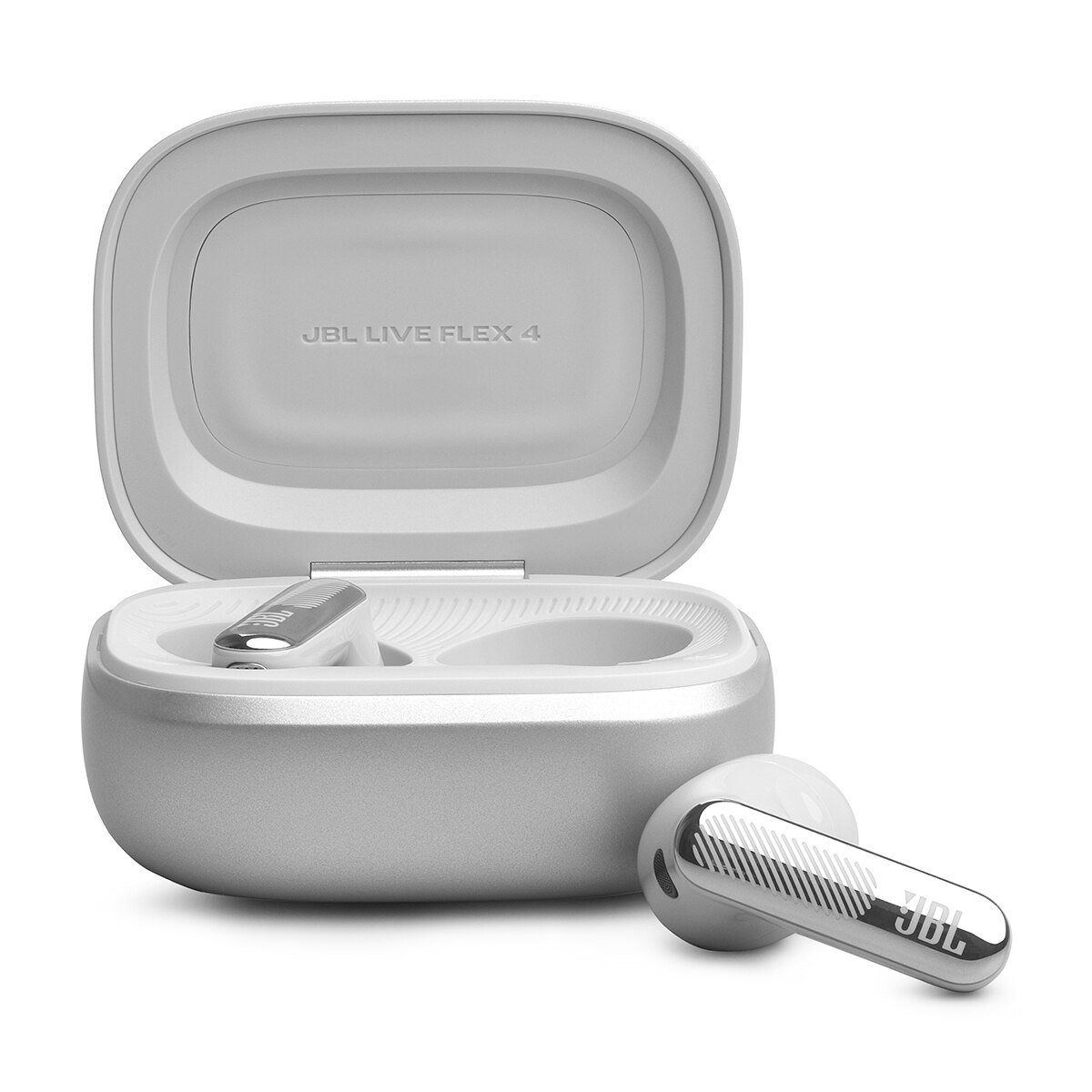 Auriculares True Wireless JBL Live Flex 4, cancelación de ruido, Bluetooth - Plata Plata-8