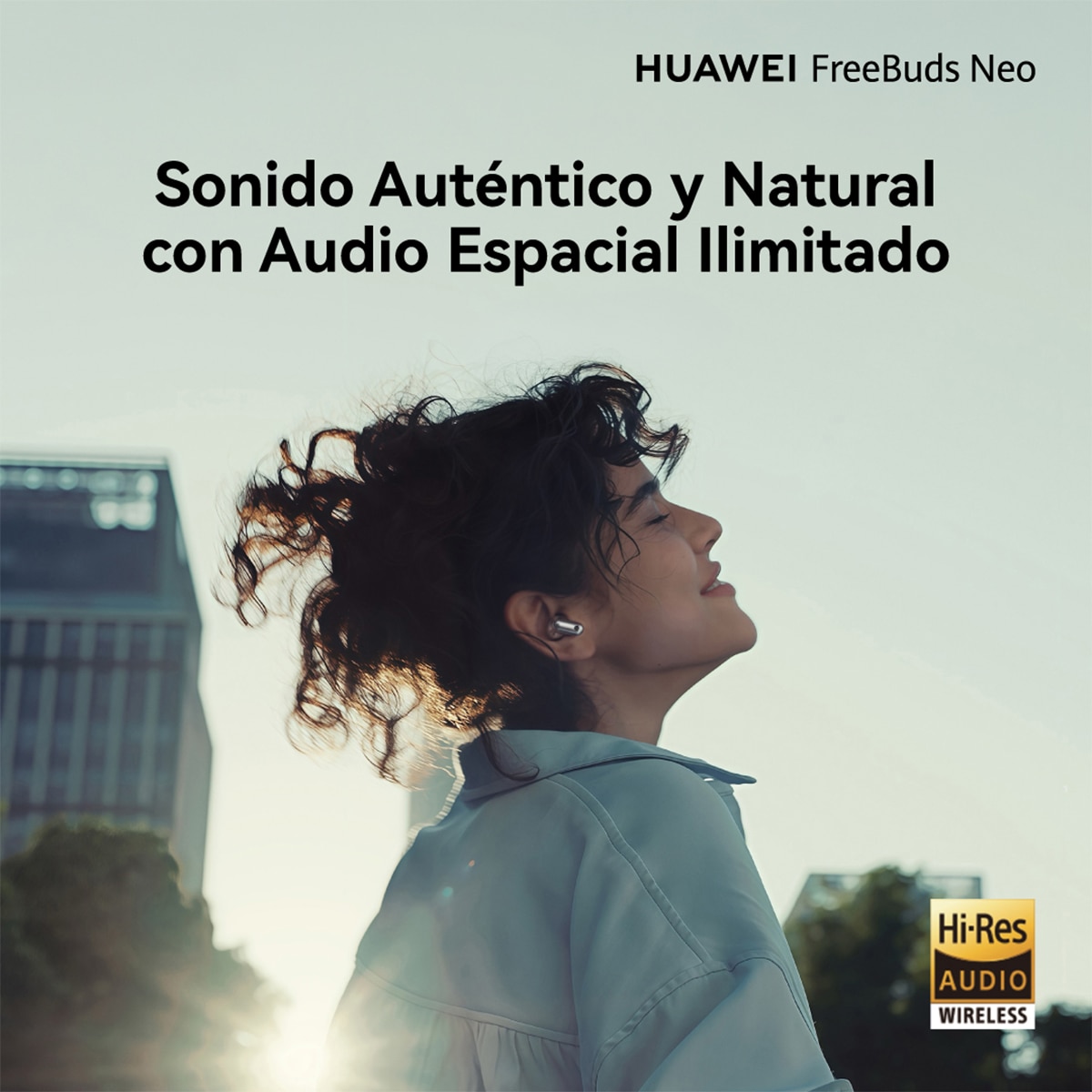 Auriculares True Wireless Huawei FreeBuds Neo con cancelación activa de ruido - Blanco Blanco-13
