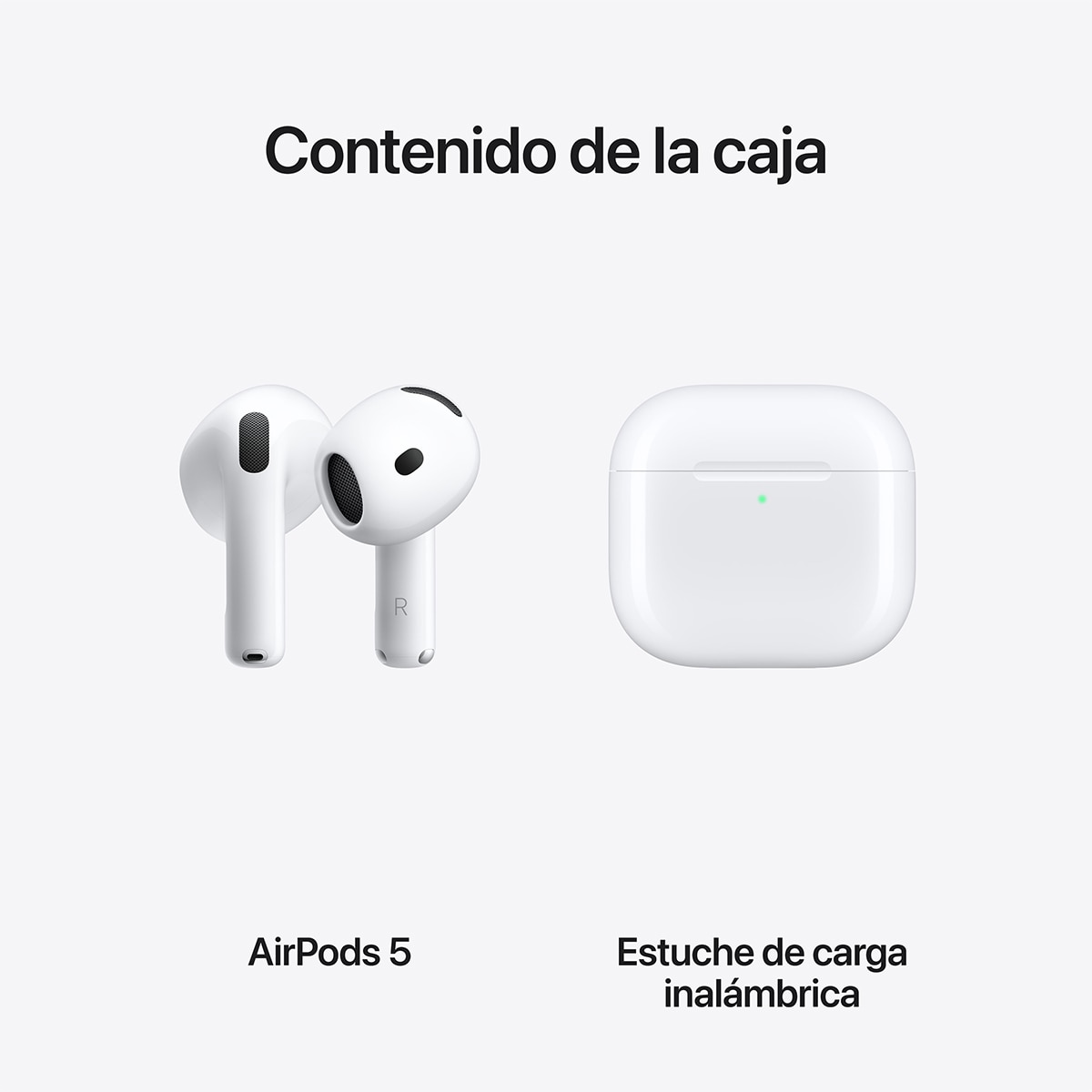 Apple AirPods 5 con estuche de carga inalámbrica y cancelación activa de ruido Blanco-8