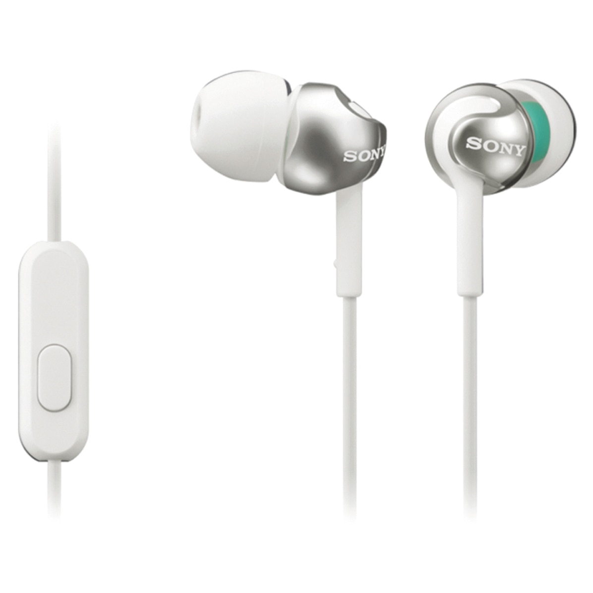 Imagen 0 de Sony MDR-EX100AP Blancos Auriculares de botón