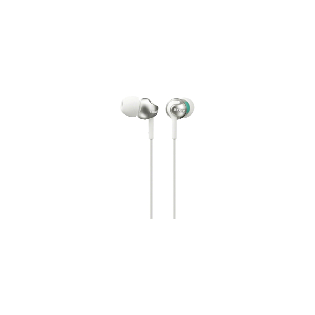 Sony MDR-EX100AP Blancos Auriculares de botón Blanco-2