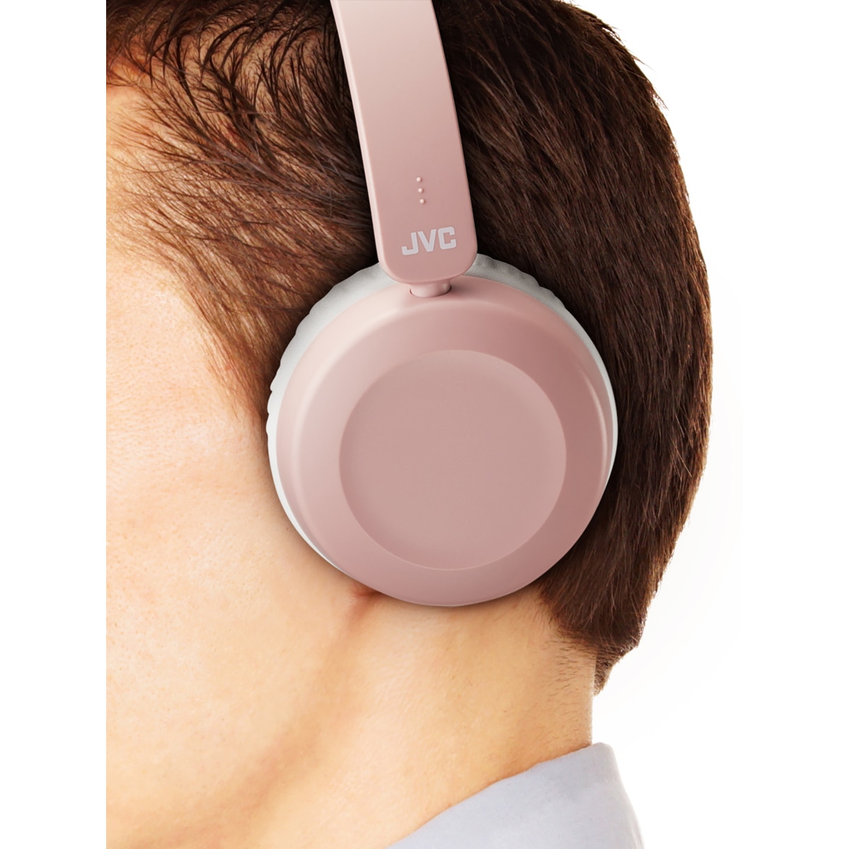 Auriculares de diadema JVC HA-S31M-P-E Rosa con controlador y micrófono Rosa-5