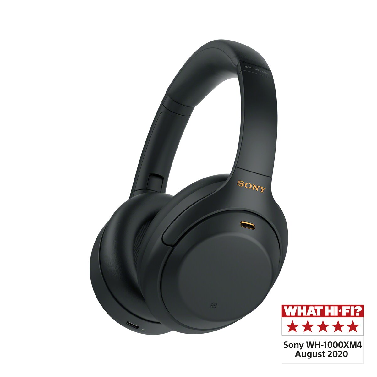 Sony WH-1000XM4 Bluetooth Auriculares de diadema, NFC y Cancelación de ruido con micrófono Negro-2