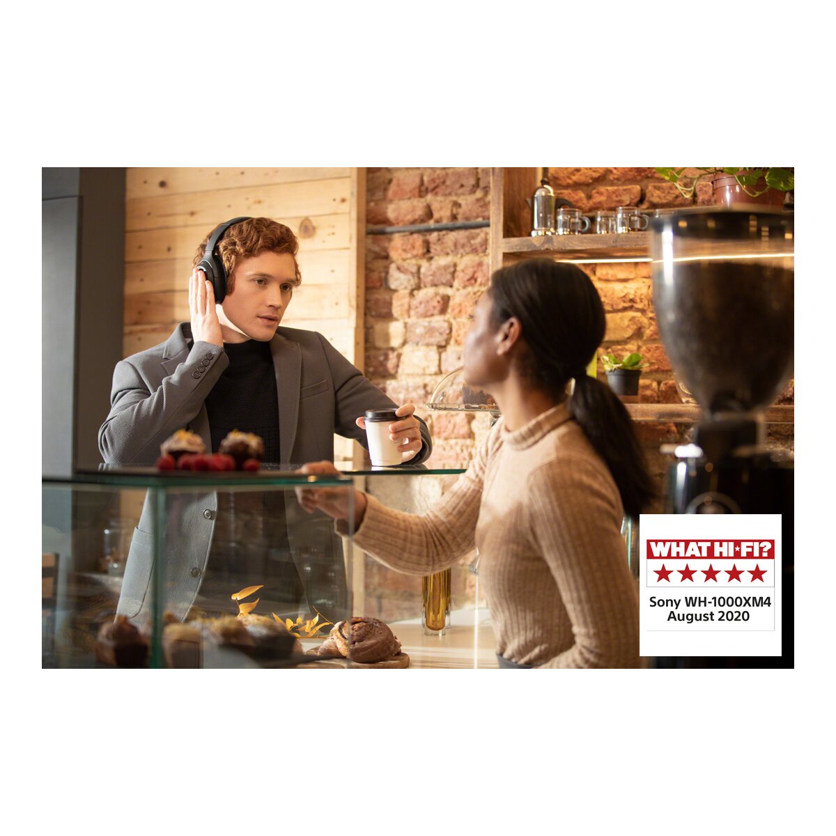 Sony WH-1000XM4 Bluetooth Auriculares de diadema, NFC y Cancelación de ruido con micrófono Negro-6