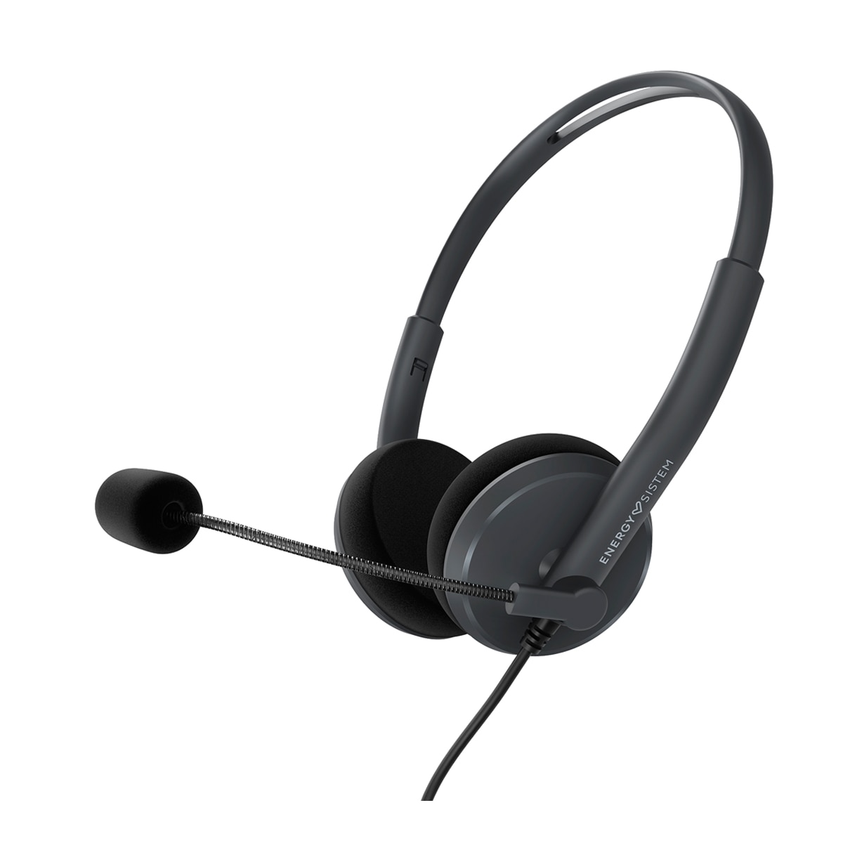 Imagen 0 de Auriculares de diadema Energy Sistem Headset Office 2 Anthracite con micrófono