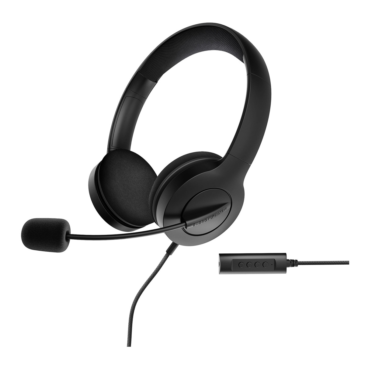 Auriculares de diadema Energy Sistem Headset Office 3 negros Negro-1