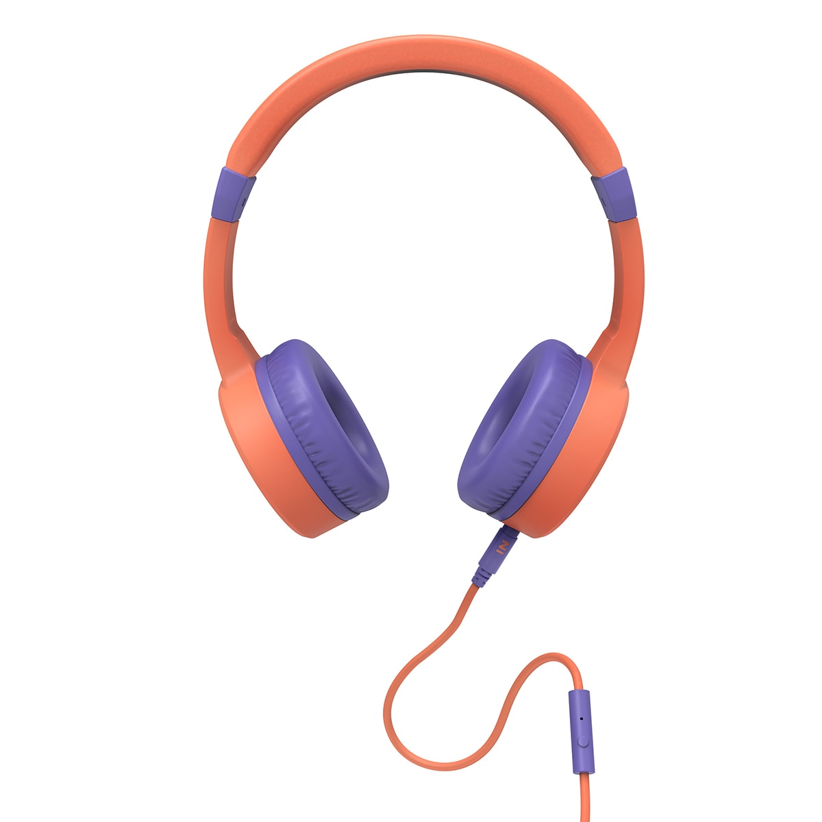 Auriculares de diadema Energy Sistem Pop Kids con micrófono Naranja / Morado-2