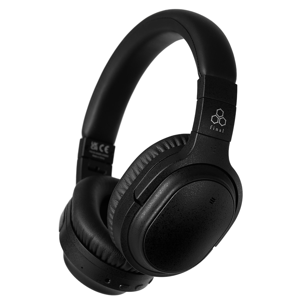 Auriculares de diadema Final UX3000 con cancelación de ruido y Bluetooth Negro mate-1