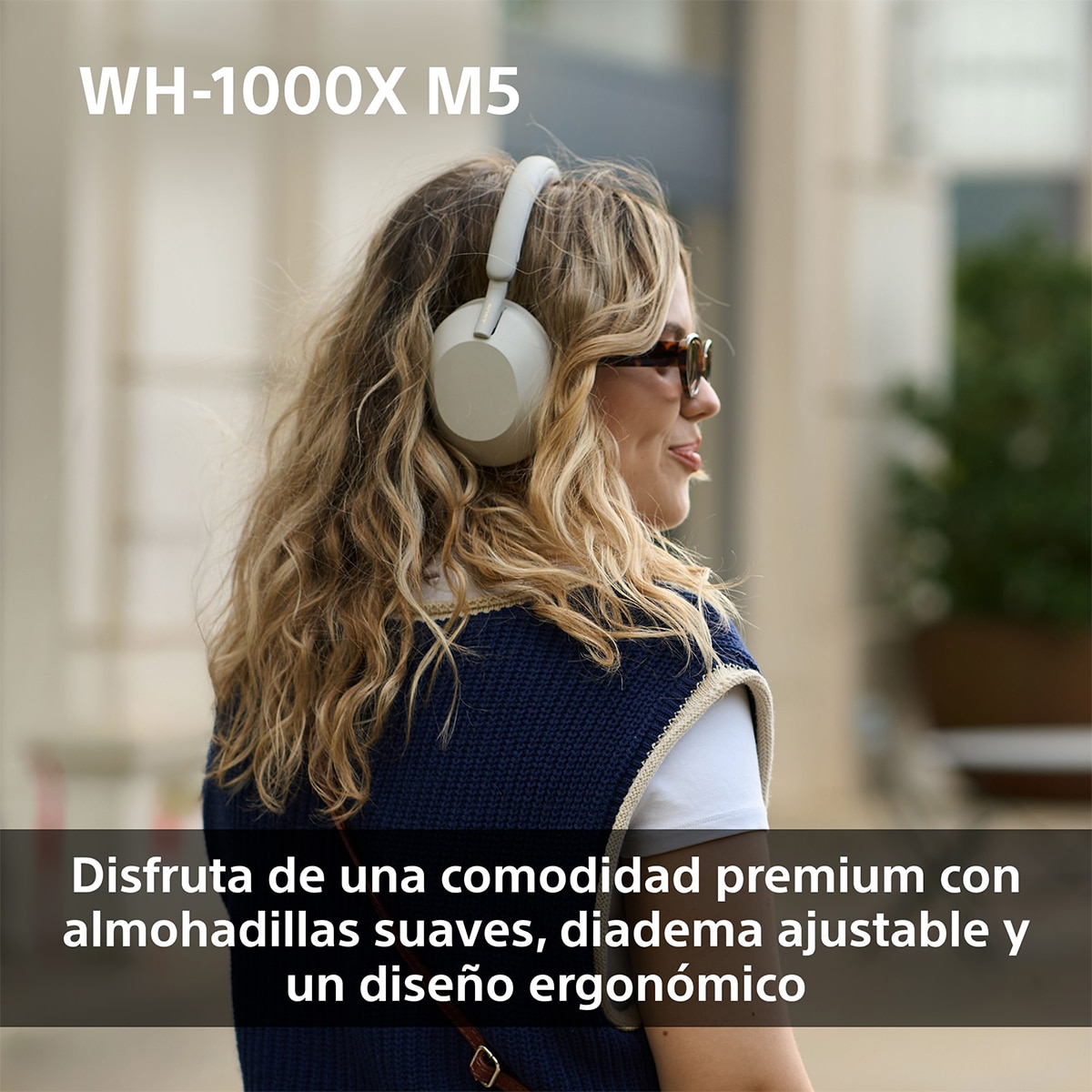 Sony WH-1000XM5 Bluetooth Auriculares de diadema Cancelación de ruido, 30 horas de batería, micrófono, para iOS, Android y PC - Plata Plata-8
