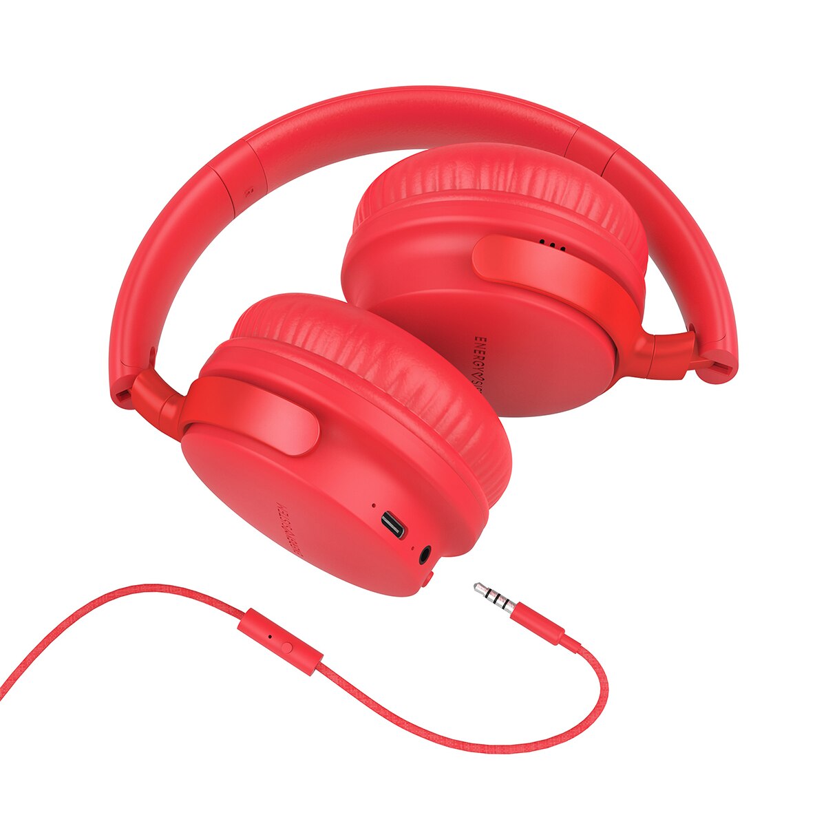 Auriculares de diadema Energy Sistem Style 3 Bluetooth con micrófono Rojo-4