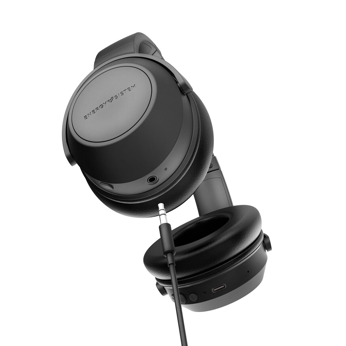 Auriculares de diadema Energy Sistem Headphones BT Travel 6 ANC Negro Negro-5
