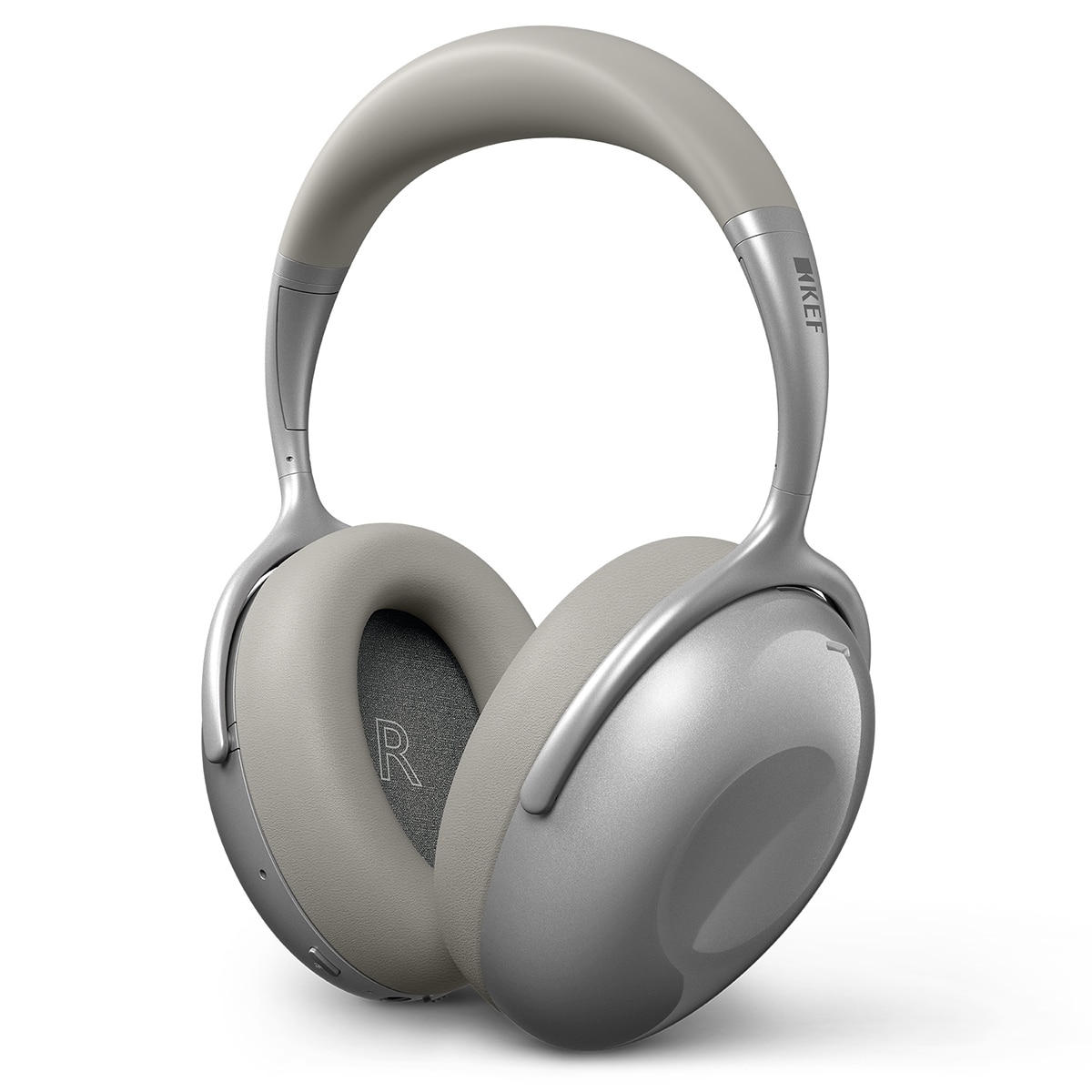 Auriculares de diadema Kef Mu7 True Wireless con cancelación de ruido Silver Grey Plata-1