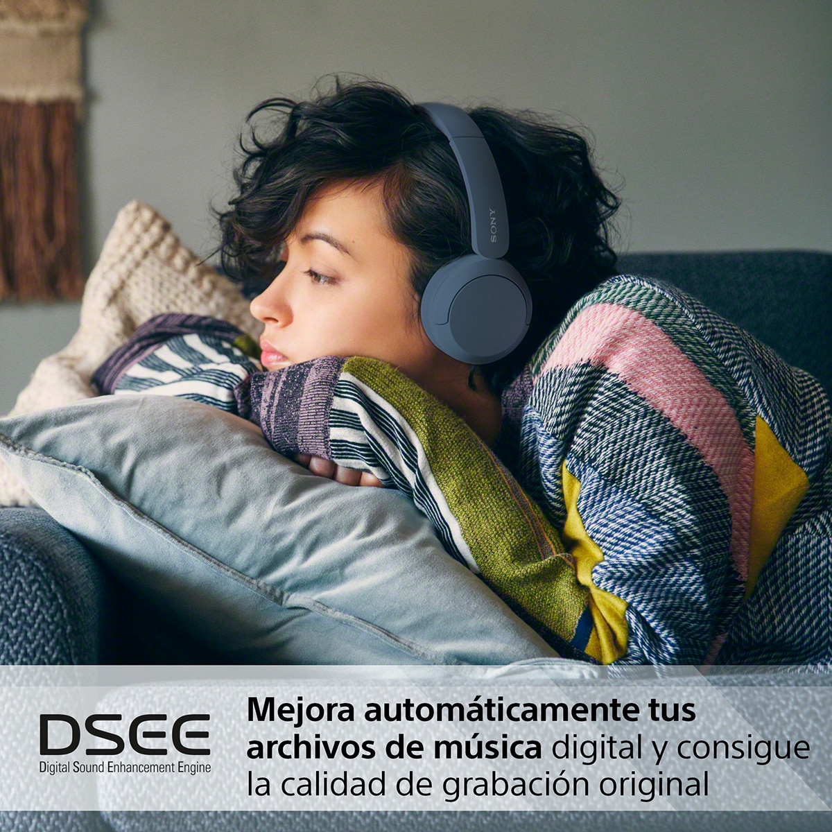 Sony WH-CH520 Auriculares inalámbricos de diadema, hasta 50h batería, ecualizador, iOS, Android y PC Azul-9