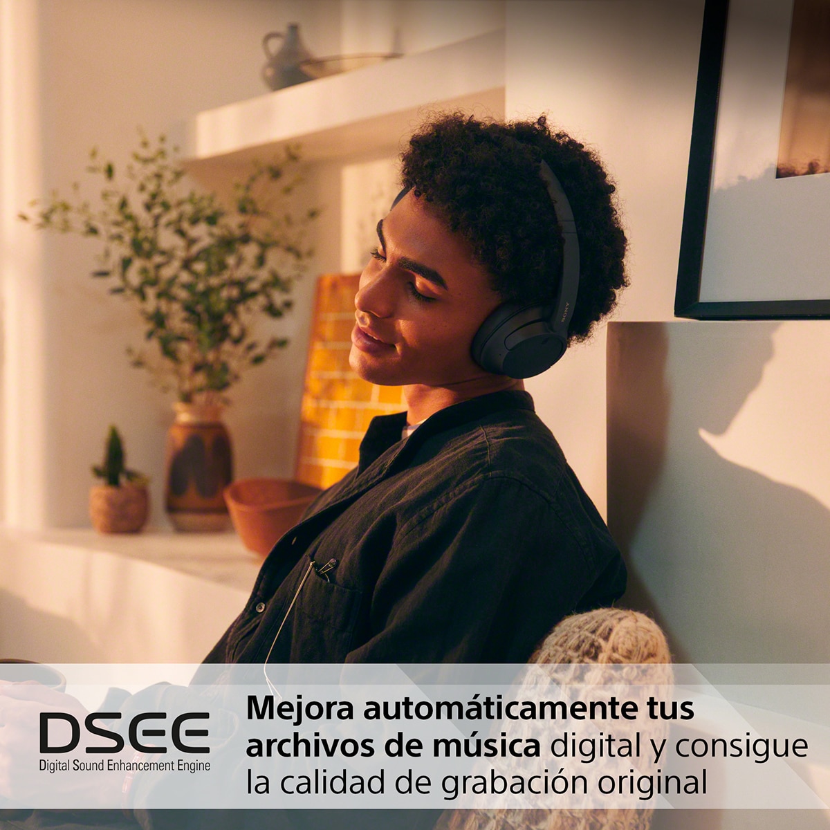 Sony WH CH720N Auriculares de diadema inalámbricos, Cancelación de ruido, hasta 50h. de batería, iOS, Android y PC - Negro Negro-9