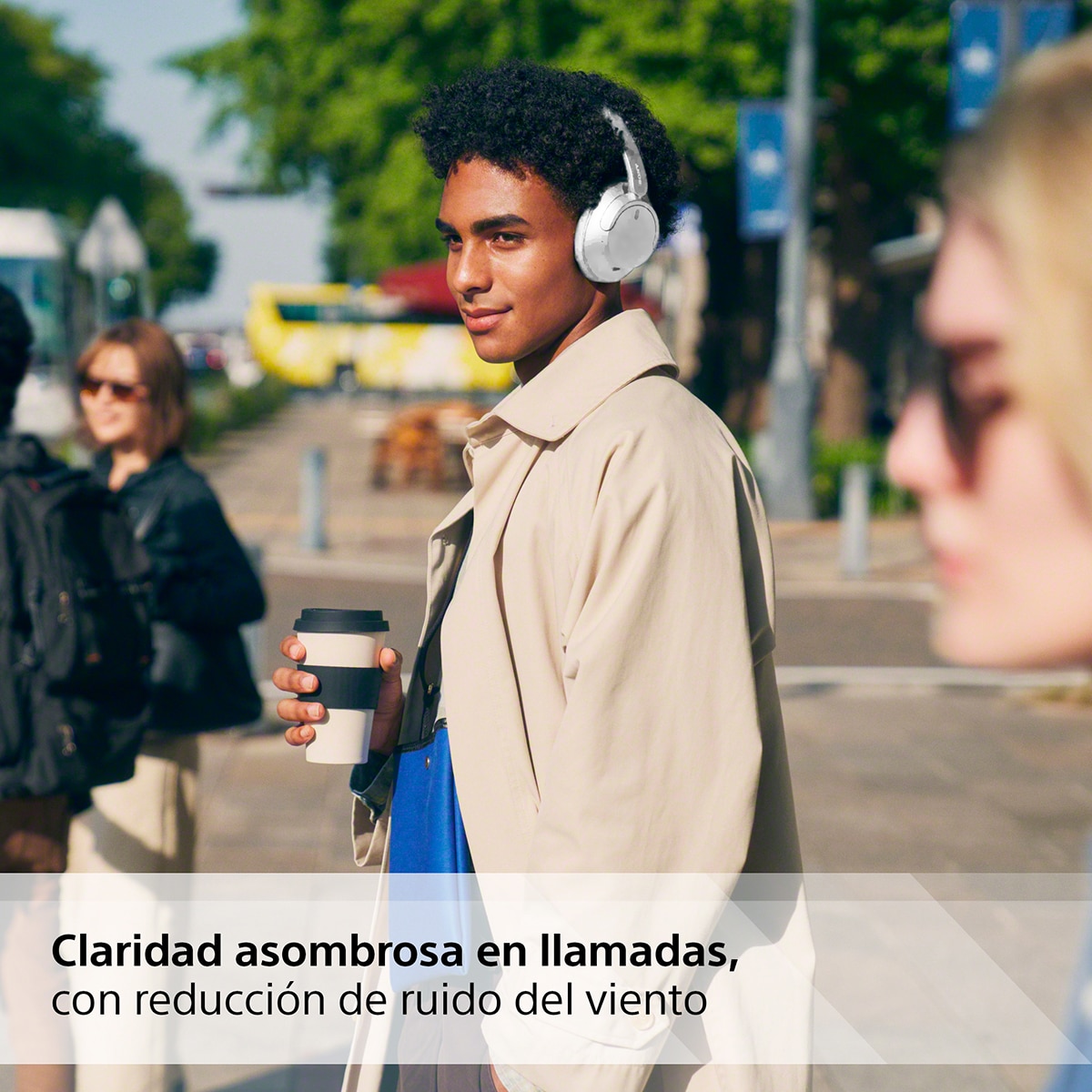 Sony WH CH720N Auriculares de diadema inalámbricos, Cancelación de ruido, hasta 50h. de batería, iOS, Android y PC Blanco-10