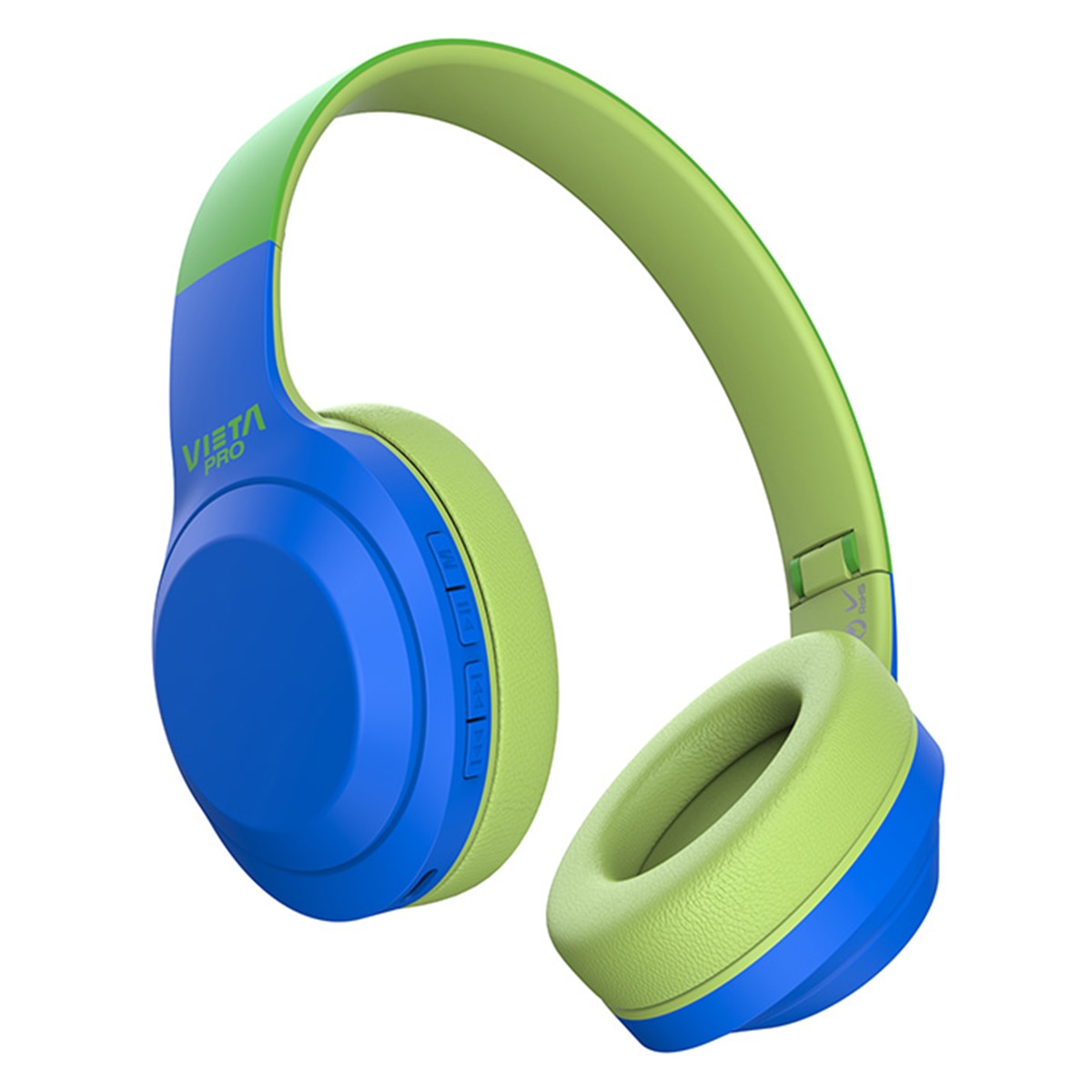 Auriculares de diadema Vieta Pro Kids 2, Bluetooth, verdes y azules Azul / Verde-2