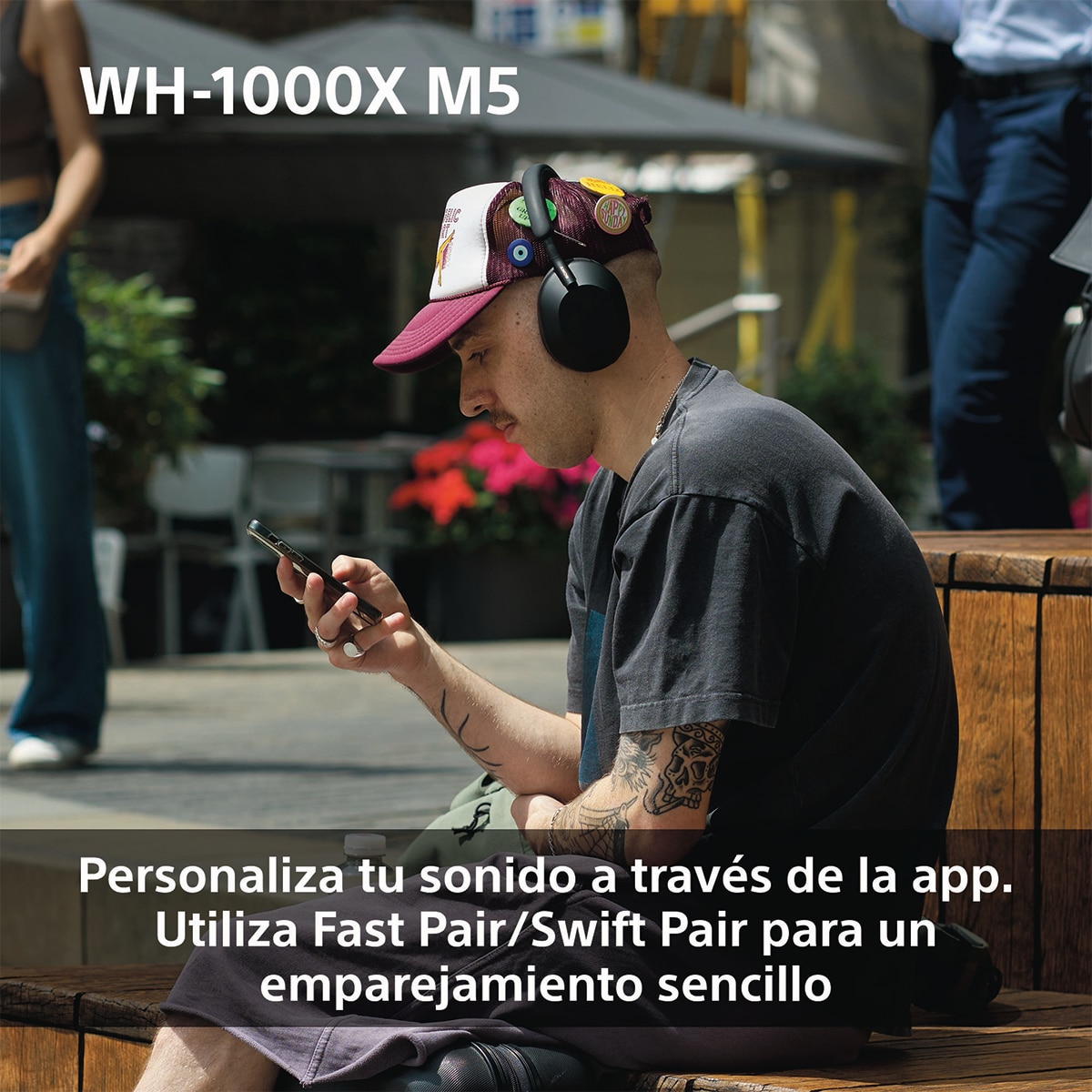 Sony WH-1000XM5 Bluetooth Auriculares de diadema Cancelación de ruido, 30 horas de batería, micrófono, para iOS, Android y PC - Azul Medianoche Azul Medianoche-10