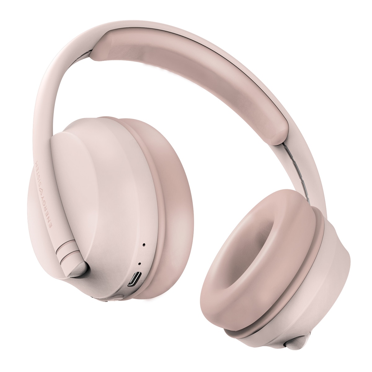 Auriculares de diadema Energy Sistem Rose Haru ECO, Bluetooth 5.3, Deep Bass, batería hasta 23h Rosa-3