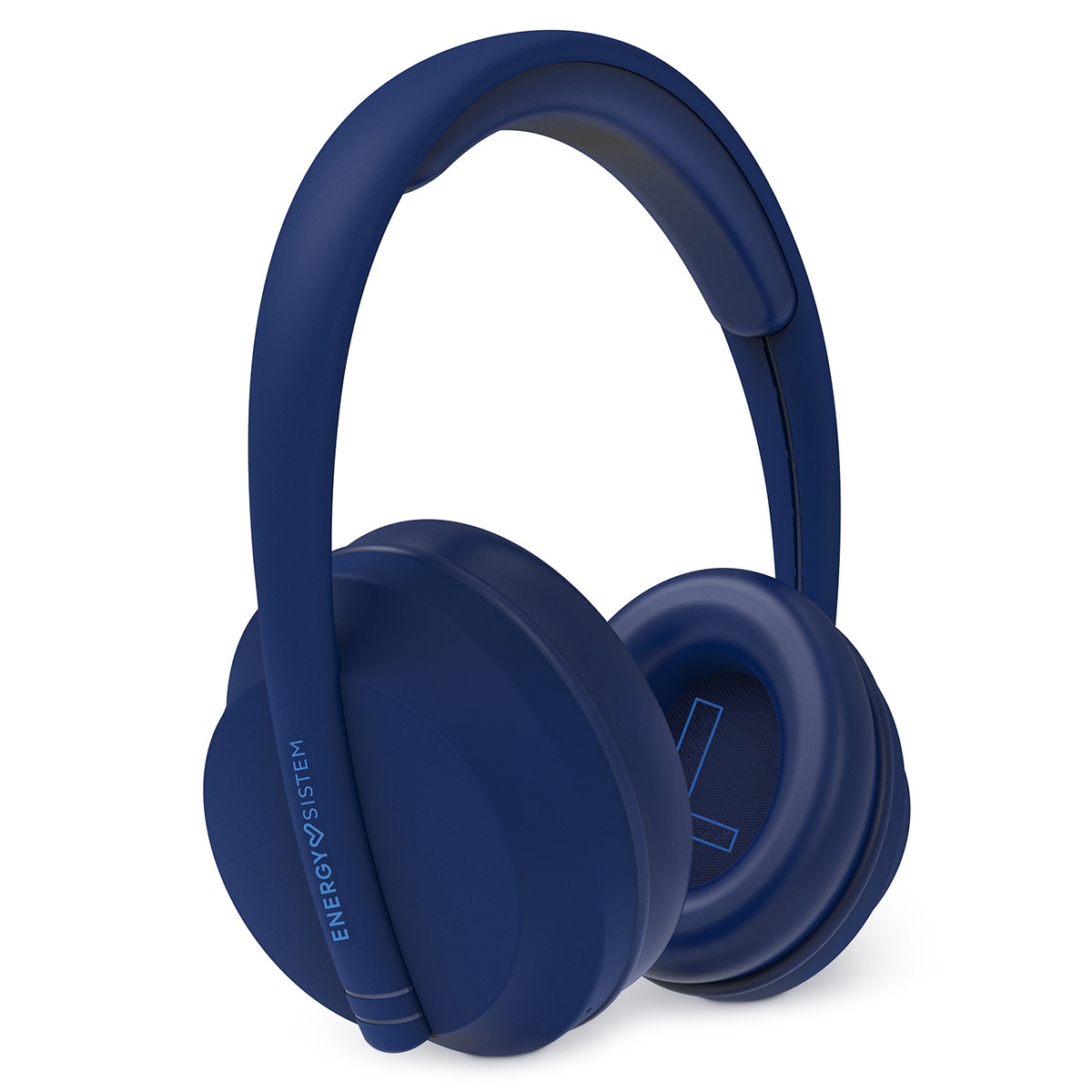 Auriculares de diadema Energy Sistem Navy Haru ECO, Bluetooth 5.3, Deep Bass, batería hasta 23h Azul marino-1