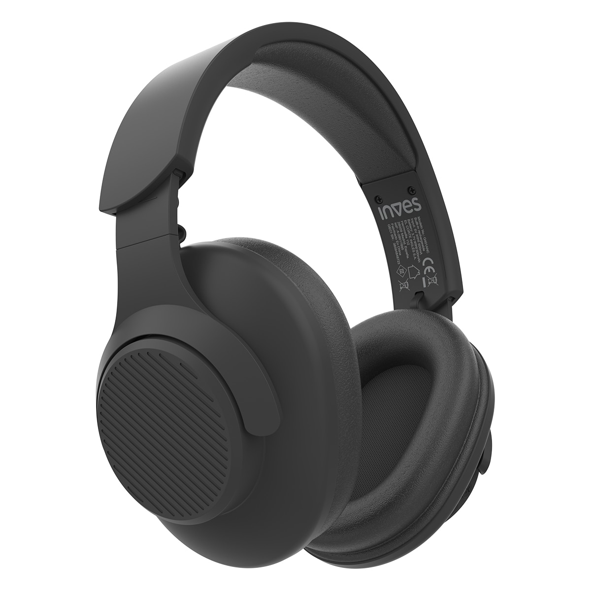 Auriculares de diadema Inves Q401, ANC, Bluetooth Negros Negro-4