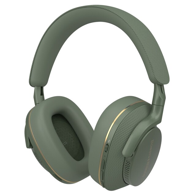 Auriculares de diadema inalámbricos Bowers&Wilkins Px7 S2e, Bluetooth y ANC, Forest Green