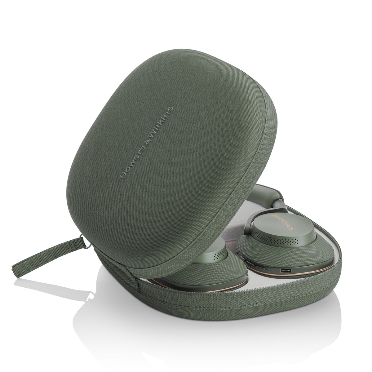 Auriculares de diadema inalámbricos Bowers&Wilkins Px7 S2e, Bluetooth y ANC, Forest Green Verde-6