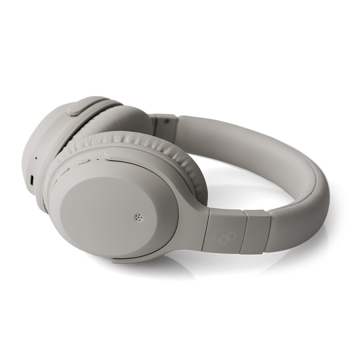 Auriculares de diadema inalámbricos Final UX2000 con cancelación de ruido - Crema Crema-3