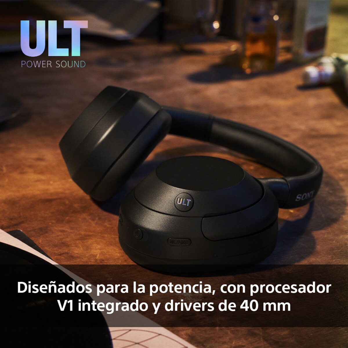 Sony ULT WEAR Bluetooth Auriculares inalámbricos, Deep Bass, Cancelación de ruido, hasta 30h de batería - Bosque Bosque-3
